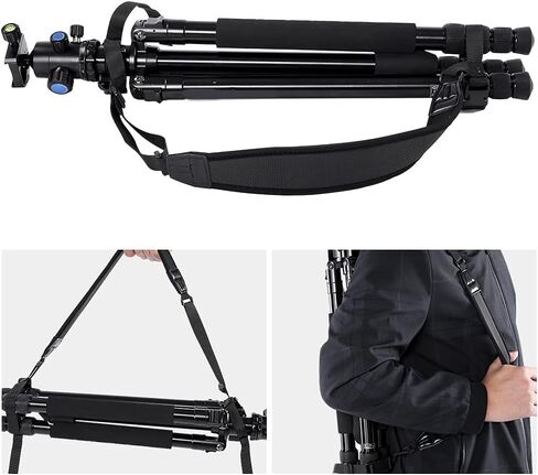 Tripod Carrier, Lightweight Single Shoulder Strap with Adjustable Length 62-80cm, for Tripod and Light Stand in Saudi Arabia