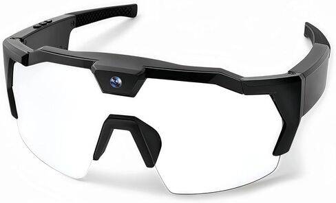 نظارات بيسبول 4K HD POV مع كاميرا، نظارات تسجيل البيسبول الذكية 2026، للجنسين لركوب الدراجات والمشي لمسافات طويلة (E) in Kuwait