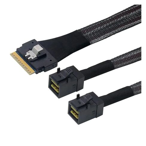 MI NI Slim 4.0 SFF-8654 8i 74PIN to Slim 4.0 SFF-8643 HD 36PIN 600Mbps Server Data Cable for Servers Switches(0.8M) in Saudi Arabia