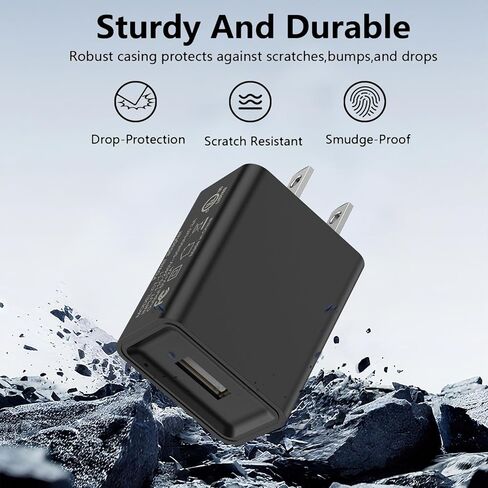 شاحن حائط بديل لساعة جارمين، كابل شحن USB لـ Garmin Vivoactive 6 5 4 4S، Fenix ​​8 7 7S 7X 6S 6 6X 5S 5 5X، Forerunner 55 255 745 165 570، Instinct 2 2S 2x، Venu 2 Plus 2S Sq 2 3S in Kuwait