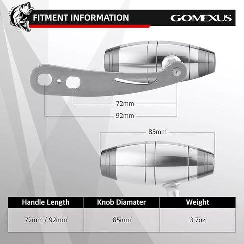 مقبض طاقة GOMEXUS متوافق مع قطع غيار البكرة التقليدية Penn Penn Senator 112H in Kuwait