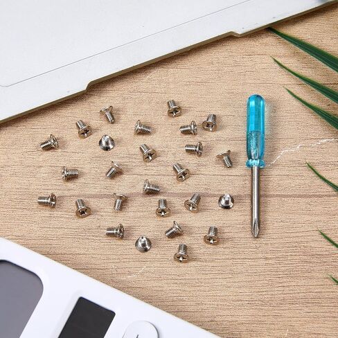 50 Pcs 2.5 inch Hard Drive Screws with 1 Pcs Screwdriver Flat Phillips Head Hard Drive Screws M3 x 5 mm Phillips Flat-Head Screw Replacement Stainless Mounting Screw for Computer PC Laptop Case Silver in Saudi Arabia