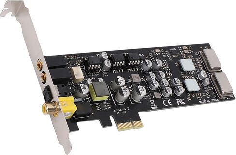VBESTLIFE PCIE Sound Card, Support for CM6635, HiFi, 127dB & -120dB THD N, 16/24bit Sound Card PCI Express Adapter in Saudi Arabia