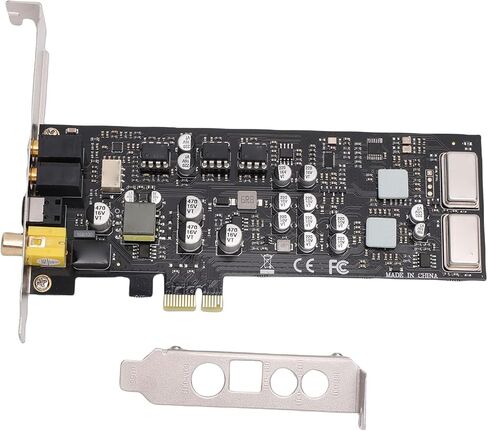 VBESTLIFE PCIE Sound Card, Support for CM6635, HiFi, 127dB & -120dB THD N, 16/24bit Sound Card PCI Express Adapter in Saudi Arabia