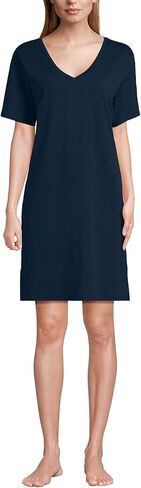 Lands' End Women's Interlock Above the Knee Nightgown in Saudi Arabia