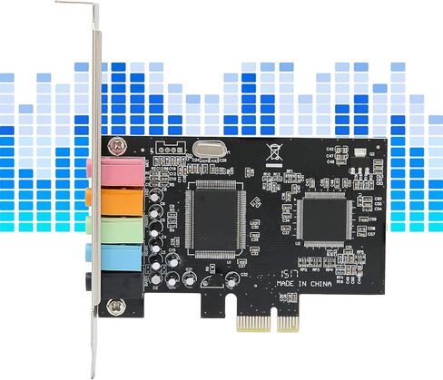 بطاقة صوت، بطاقة صوت PCI Express ذات 6 قنوات مع شريحة CMI8738 5.1، لأنظمة الكمبيوتر 7 Vista 32 64 بت in Kuwait