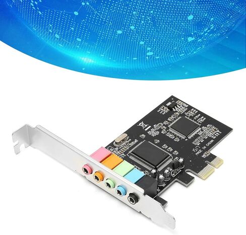 بطاقة صوت، بطاقة صوت PCI Express ذات 6 قنوات مع شريحة CMI8738 5.1، لأنظمة الكمبيوتر 7 Vista 32 64 بت in Kuwait