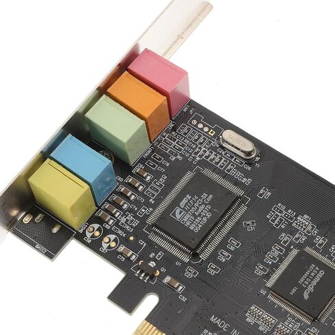 DOITOOL Pcie Internal Sound Card Surround Sound Audio Card with Low Profile Bracket Digital Interfaces Compatible with Xp Vista Desktop Random Color in Saudi Arabia