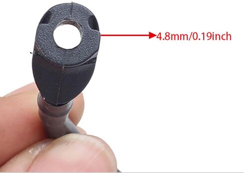 أنبوب زقزقة 2 مجموعات الرماية أنبوب مطاط السيليكون زقزقة البصر مع ثقب 3/16 بوصة للقوس المركب in Saudi Arabia