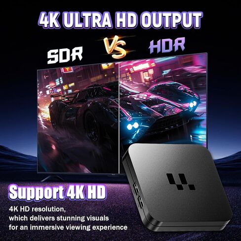 2026 Y1 Android 16.0 TV Box, 4K Ultra HD Smart Box for TV with 2.4GHz+5GHz WiFi, Internet Channel Box TV Device, S905 Chip, USB 2.0, Compact and Powerful (Bluetooth Voice Remote Control) in Saudi Arabia
