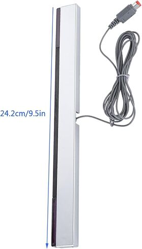 Infrared IR Signal Sensor Bar, Wired Receiver for WIIU, with Stand for Easy Mounting Above Below TV Monitor in Saudi Arabia