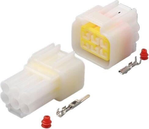 Automotive Electrical connectors 1 Set 6 Pin Wa/*TER*/Proof Electrical Connector Automotive Cable Male Female Pl*/UG FW-C-6M-B FW-C-6F-B DJ7061Y-2.3-21(Follow me cheaper-01,5 Sets) in Saudi Arabia
