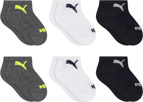 PUMA Unisex Baby 6-pack Infant Anklet Socks, Extra Cushion & Comfort-toe in Saudi Arabia
