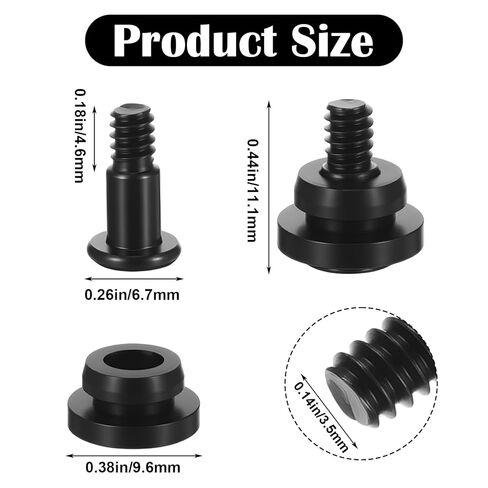 Hard Drive Screws, 12 Pcs Hard Disk Drive Mounting Screws with Shock Absorption Rubber Washer Accessories Kit for 3.5 Inch SSD HDD, Computer PC Laptop in Saudi Arabia