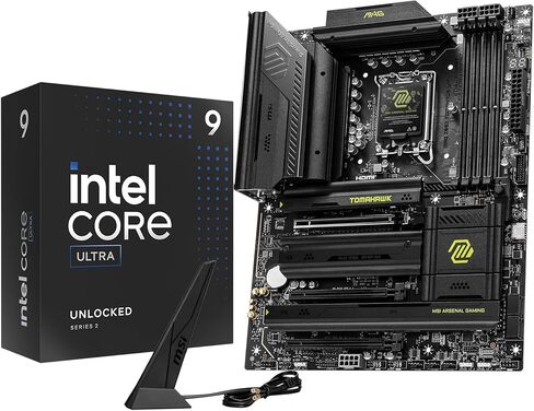 Micro Center CPU Motherboard Combo - Ultra 9 285K 24-Cores LGA 1851 Desktop Processor Bundle with MAG Z890 Tomahawk WiFi Gaming Motherboard in Kuwait