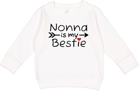 inktastic Nonna Is My Bestie Toddler Sweatshirt in Saudi Arabia