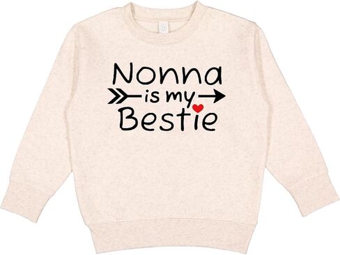 inktastic Nonna Is My Bestie Toddler Sweatshirt in Kuwait