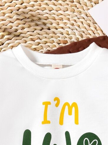 Toddler Boy 2nd Birthday Outfits Im Two Cute Sweatshirt 2 Year Old Birthday Boy Sweatshirt (US, Age, 2 Years, White) in Saudi Arabia