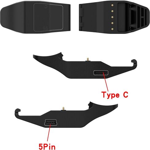 حزمة شاحن طوق الكلب Garmin TT15/T5/TT15X T15 - منفذ مزدوج من النوع C وشحن USB صغير لأطواق تتبع نظام تحديد المواقع العالمي (Sport PRO، TT10، T15X Bark Collars) (2 شاحن) in Kuwait