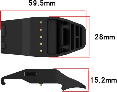 حزمة شاحن طوق الكلب Garmin TT15/T5/TT15X T15 - منفذ مزدوج من النوع C وشحن USB صغير لأطواق تتبع نظام تحديد المواقع العالمي (Sport PRO، TT10، T15X Bark Collars) (2 شاحن) in Kuwait