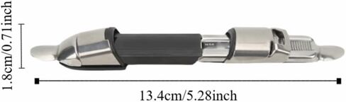 ‌5PCS Stainless Steel Fishing Reel Seat with Soft Rubber Pad Adjustable Wheel Seat for Fishing Rods Replacement Parts in Kuwait