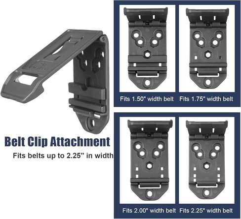 Universal Double Magazine Pouch for 9mm/.40 Double Stack Mags, Pistol Mag Pouch for Glock, Sig, S&W, Beretta, Taurus, H&K, Springfield & Ruger, Adjustable Cant, Belt Clip or MOLLE Attachment only in Saudi Arabia