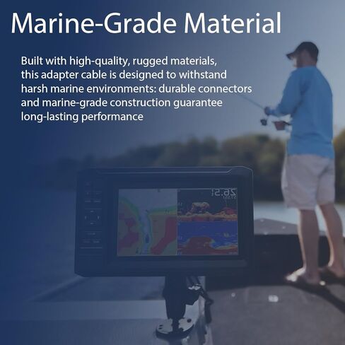 محول Sunluway 010-12718-00، محول 4-Pin إلى كابل محول Sounder 12-Pin متوافق مع Garmin ECHOMAP Chrip، ECHOMAP Plus، ECHOMAP Ultra، محول سلسلة Striker وFish Finder in Saudi Arabia