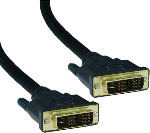 CableWholesale 2 Meter DVI-D/DVI-D Dual Link Cable Black (10V2-05302BK) in Saudi Arabia