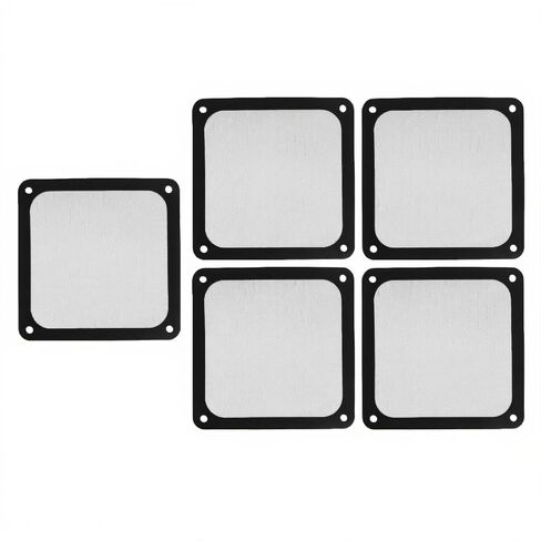 140mm كمبيوتر مروحة مروحة مروحة مروحة ، 5pcs تقليص حرارة تبديد حرارة قوية من نايلون هيكل مروحة مروحة مروحة مروحة مروحة مروحة ، غطاء شبكة مروحة مغناطي in Saudi Arabia