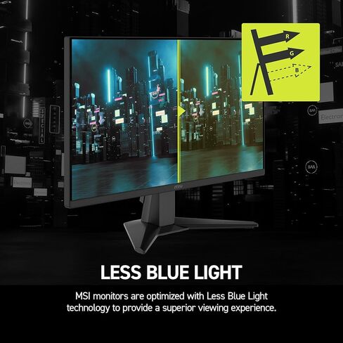 شاشة ألعاب msi MAG 245F X24 مقاس 24 بوصة بدقة 1920 × 1080 (FHD)، 240 هرتز، FreeSync Premium، جاهزة لـ HDR، HDMI، منفذ VGA، قابل للتركيب على VESA، قابلة للإمالة، إطار نحيف من 4 جوانب، 0.5 مللي ثانية، أسود in Saudi Arabia