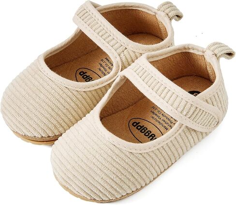 Jastore Baby Girls Shoes Princess Dress Mary Jane Flats حديثي الولادة الرضع أول المشي أحذية لينة المطاط وحيد منزل شبشب داخلي in Kuwait