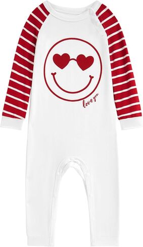 MOSSRIVER Family Pjs مطابقة مجموعات قصيرة الأكمام الجرافيك القمم عطلة قمصان لطيف منامة فستان أطفال مع سروال داخلي عطلة ملابس الصيف in Kuwait
