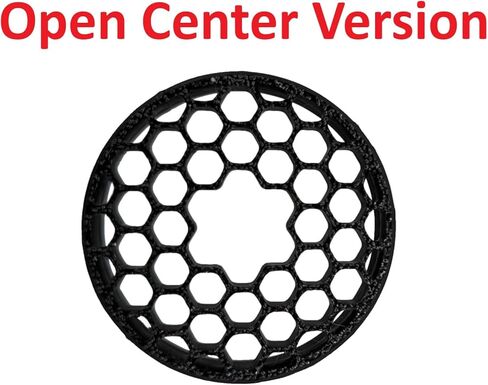 Killflash Hex Anti-Reflection Device Compatible with Vortex Crossfire Red Dot (Black - Open Center) in Saudi Arabia