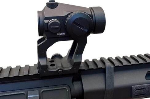 Killflash Hex Anti-Reflection Device Compatible with Vortex Crossfire Red Dot (Black - Open Center) in Saudi Arabia