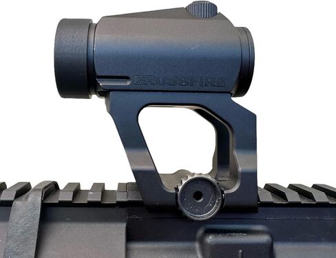 Killflash Hex Anti-Reflection Device Compatible with Vortex Crossfire Red Dot (Black - Open Center) in Saudi Arabia