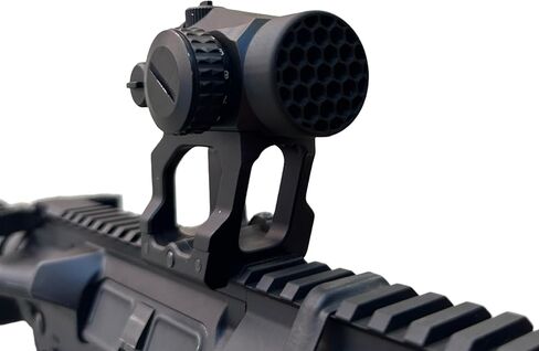 Killflash Hex Anti-Reflection Device Compatible with Vortex Crossfire Red Dot (Black - Open Center) in Saudi Arabia
