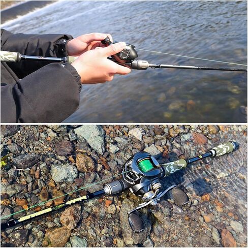 Sougayilang Baitcasting Fishing Reel, 11+1 Shielded Bearings, 18LB Carbon Fibre Drag, 7.0:1 Baitcsters,Magnetic Brake System Fishing Reel in Saudi Arabia