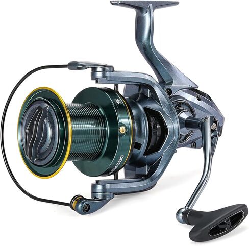 Sougayilang Surf Spinning Reel - Ultra Smooth Drag System for Big Game Saltwater Surf Fishing, Ideal High-Capacity for Freshwater Inshore and Offshore Fishing in Saudi Arabia