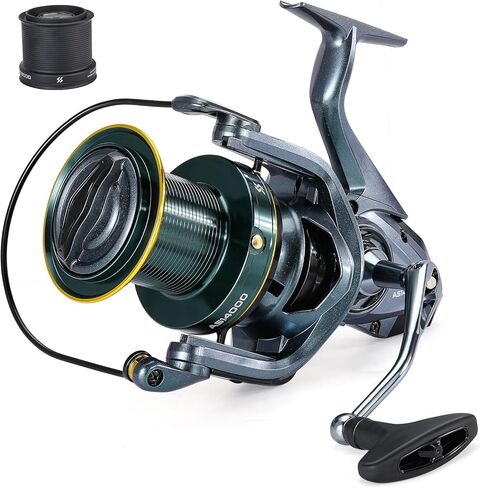 Sougayilang Surf Spinning Reel - Ultra Smooth Drag System for Big Game Saltwater Surf Fishing, Ideal High-Capacity for Freshwater Inshore and Offshore Fishing in Saudi Arabia