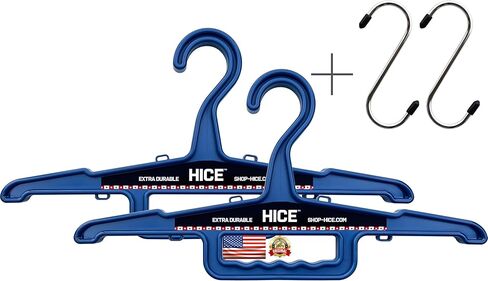 HICE Heavy Duty Clothes Hanger | 150 lb Weight Capacity | High-Impact Resin for Tactical Gear, Plate Carriers, Bulletproof Vests, Scuba BCDs, Coats, Uniforms, Clothing | Durable Design (Dark Green) in Saudi Arabia