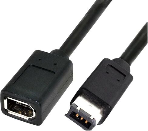 1394 6Pin Firewire إلى 1394a أنثى إلى ذكر تمديد بيانات الفيديو بطاقة التقاط الصوت والفيديو دعم 400 إلى كابل 20 سنتيمتر in Saudi Arabia