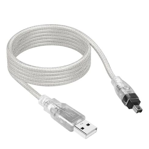 4FT 120 سنتيمتر USB ذكر إلى Firewire IEEE 1394 4 دبوس ILink كابل سلك محول لكاميرا DCR-TRV75E DV in Saudi Arabia