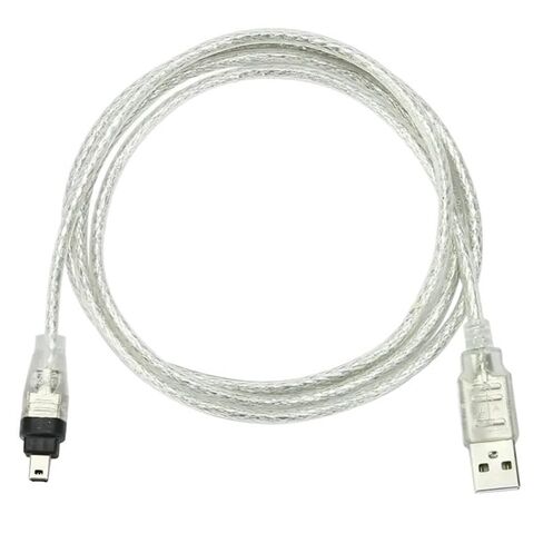 USB ذكر إلى Firewire IEEE 1394 4 Pin ILink سلك محول كابل Firewire لكابل كاميرا DCR-TRV75E DV 150 سم in Saudi Arabia