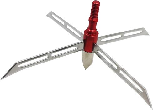 Turkey Hunting Broadheads 4 Fixed Blade Archery Broadheads Stainless Steel Bow and Arrow Hunting Arrow Heads in Saudi Arabia