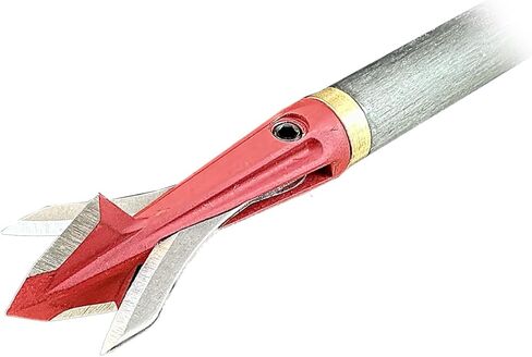Barnett Gamecrusher Crossbow Broadhead - 100 حبة هجينة مع طرف تانتو، 4 شفرات ثابتة وتصميم ميكانيكي، قطع 2.5 بوصة، الفولاذ المقاوم للصدأ - أفضل رأس عريض لصيادي القوس والنشاب in Saudi Arabia