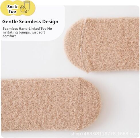 Baby Toddler Knee High Socks Girl Boy Warm Thick Tube Stockings Newborn Infant Floor Crawling Long Socks 6 Pairs in Saudi Arabia