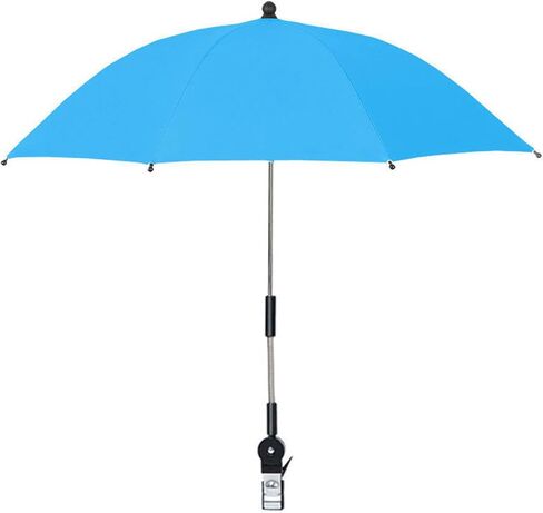 Chair Umbrella with Clamp, Flexible Outdoor Sun Protection Umbrella Portable Umbrella for Chair Beach Chairs Strollers Wheelchairs Patio Chairs Golf Carts 31.5 Inch in Saudi Arabia