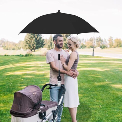Chair Umbrella with Clamp, Flexible Outdoor Sun Protection Umbrella Portable Umbrella for Chair Beach Chairs Strollers Wheelchairs Patio Chairs Golf Carts 31.5 Inch in Saudi Arabia