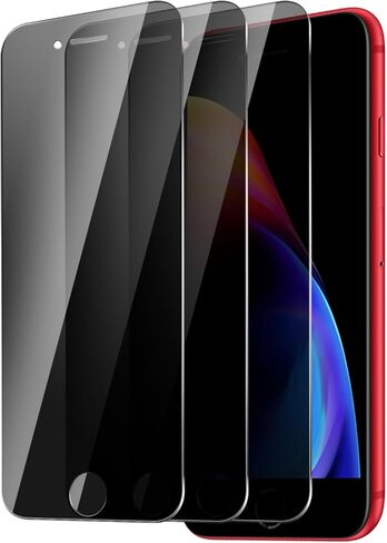 3 عبوة لـ iPhone 8 Plus/7 Plus/6 Plus/6s Plus Privative Protector ، 9H صلابة مضادة للتجسس ، مقاومة للخدش ， مضاد للأجراف ， خالية من الفقاعات ، سهلة التثبيت in Saudi Arabia