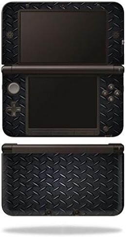 غلاف MightySkins متوافق مع جهاز Nintendo 3DS XL الأصلي (موديلات 2012-2014) غلاف لاصق لاصق ولوحة ماسية سوداء in Kuwait